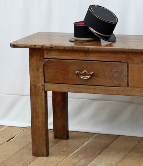 Three Drawer Side Table 